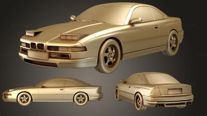 Автомобили и транспорт (BMW 8 серии 1999, CARS_0772) 3D модель для ЧПУ станка